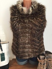 Gilet fourrure véritable
