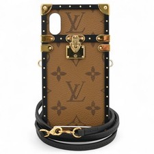Auth Louis Vuitton Monogram Eye Trunk iPhone Case lv8809hr