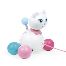 Jouet à traîner en bois