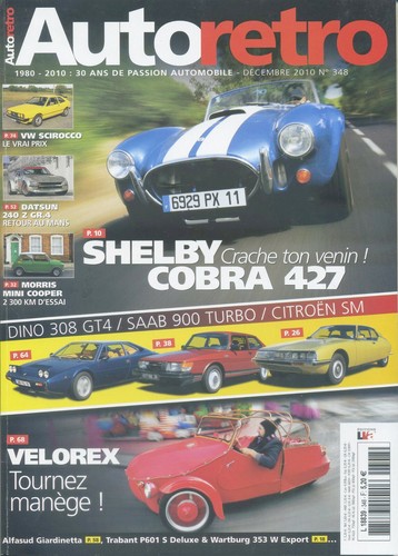 Auto retro 348 2010 - retro, n°348