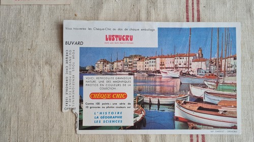 Ancien buvard publicitaire - buvard,