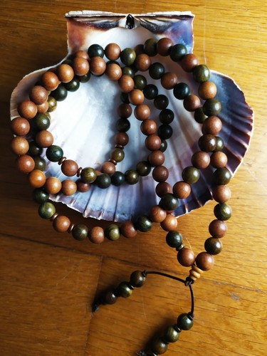 Collier mala bois santal - mala, de