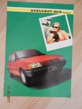 catalogue PEUGEOT 205 3 portes
