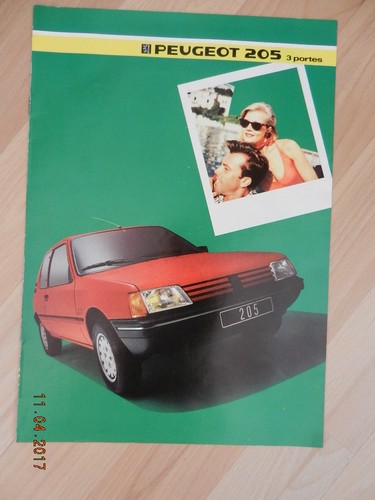 Catalogue peugeot 205 - peugeot, portes