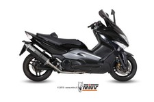 Échappement Complet Inox Noir Racing MIVV Speed Edge Yamaha T-MAX 500 2008-2011
