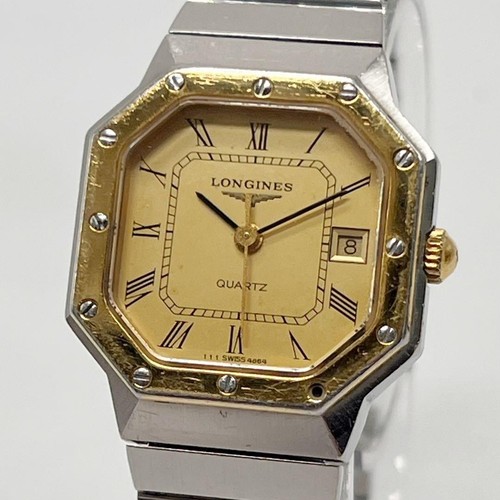 Montre longines octogonale - longines, à