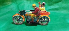 Jouet mécanique side car - car, en