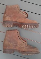 Brodequins Cuir modèle 1945 datés 1953  Indochine Légion Para Commando France