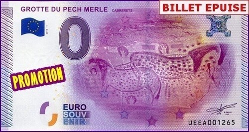 Grotte pech merle billet - merle,