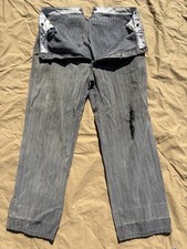 Pantalon Rayés Le Mont St Michel 1930 À Martingales Paysan Maquignon Marchand