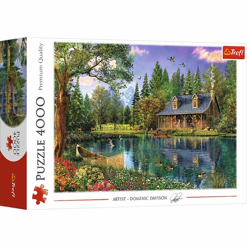 Trefl puzzle cabane bord du - puzzle,