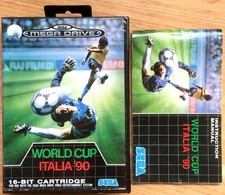 WORLD CUP ITALIA 90 - BOÎTE VIDE + NOTICE SEGA MEGADRIVE PAL EURO - Empty Box