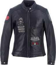Veste en cuir de moto Dutch X