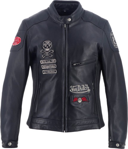 Veste cuir moto dutch x - veste,