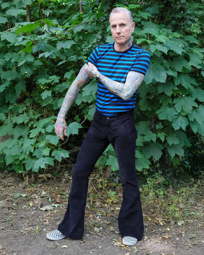 Homme velours pantalon patte - pantalon,