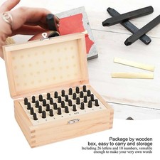 36PCS 4mm Steel Letter &