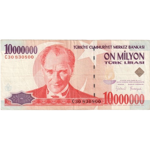Billet turquie 000 - billet,, 10,000,000