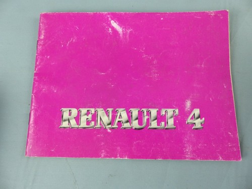 Mode emploi renault de - d'emploi, 4