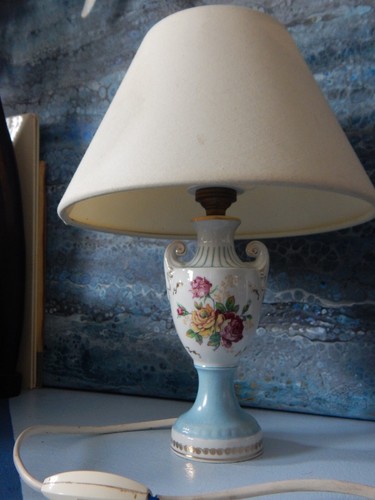 Pied lampe porcelaine - pied, en