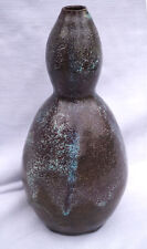 Eugène LION Vase Coloquinte Grès Puisaye Inspiration Japonisante Fin XIX° siècle