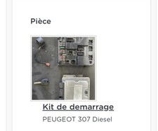 kit démarrage BSI 307 hdi 1,6l