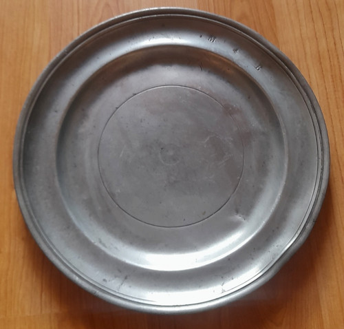 Ancienne assiette plat - ancienne,