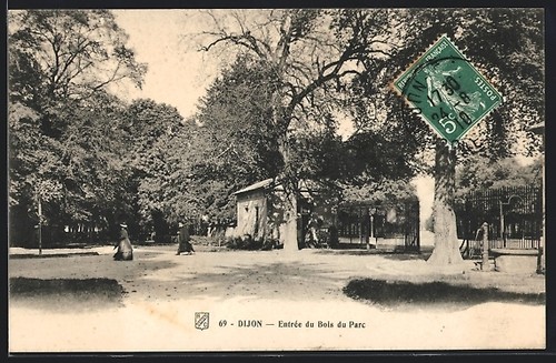 Cpa dijon entrée bois du - du,