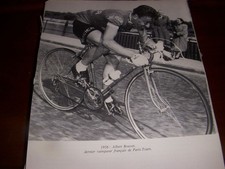 CYCLISME COUPURE LIVRE C144 PARIS TOURS 1956 ALBERT BOUVET MERCIER BP