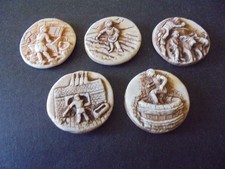 lot de 5 fèves Midgard le