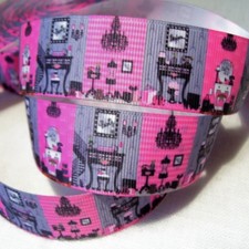 RUBAN GROS GRAIN ** 25 mm ** Maison esthétique Coiffure Couture - vendu au mètre