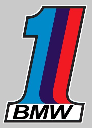 Bmw number one sticker - sticker, vinyle
