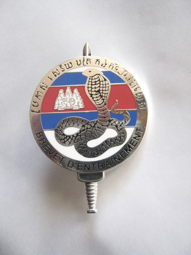 Brevet des commandos - commandos, cambodge
