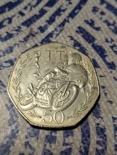 ISLE OF MAN 50 CENTS 1981 TT