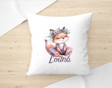 coussin déhoussable  "renarde