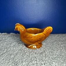 Coquetier Poule En Barbotine Vintage Forme Animalière