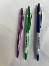 3 Stylos Caran d'Ache 849 Métallisé Classic Line stylo bille Encre Bleu , neufs