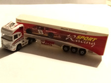 Camion Super Team PT5X- METAL et sa remorque plastique World Championship 19cm