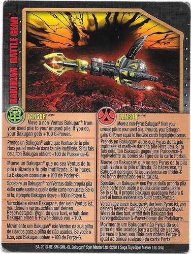 Carte bakugan battle gear - bakugan,