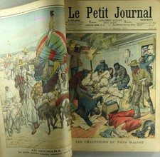 Le Petit Journal année 1903 reliée + de 110 ill.couleur 30,5x44cm 120€ Rare TBE