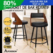 ALFORDSON Pivot Tabourets de