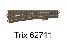 TRIX Aiguillage long à gauche
