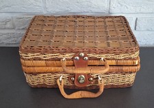 Valisette Osier Vintage