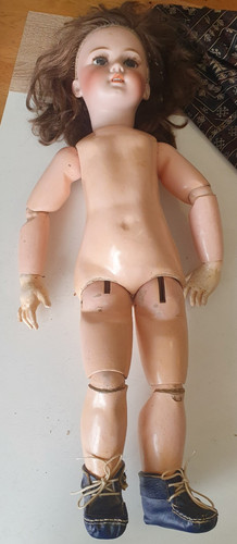 Poupée ancienne tête - poupée, en