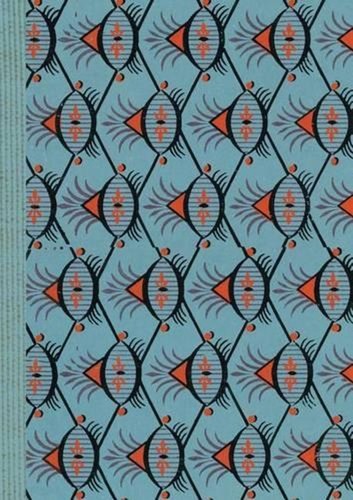 Carnet blanc motif pyramides - carnet,