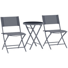 3 Pieces Outdoor Bistro Set