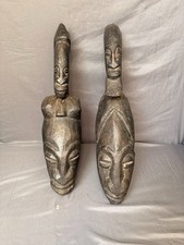 Ancien Paire Masque Heaume