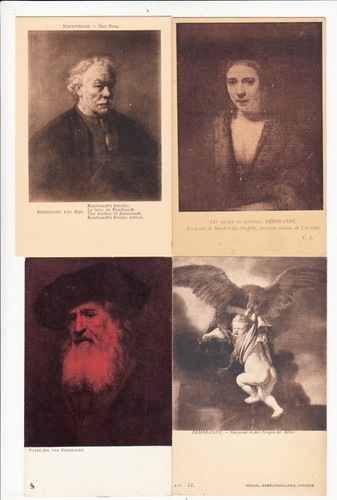 Lot antique postcards - 4,