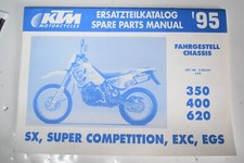 Manuel pièces détacher partie-cycle KTM  350-400-620 SX,SUPER COMPETITION,EGS 95