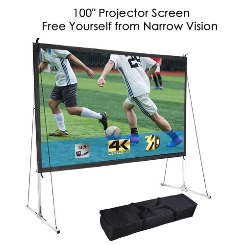 100 portable projector - 100",