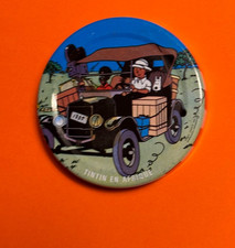 HERGE COUVERCLE CONFITURE ANDROS TINTIN AU CONGO QUASI NEUF